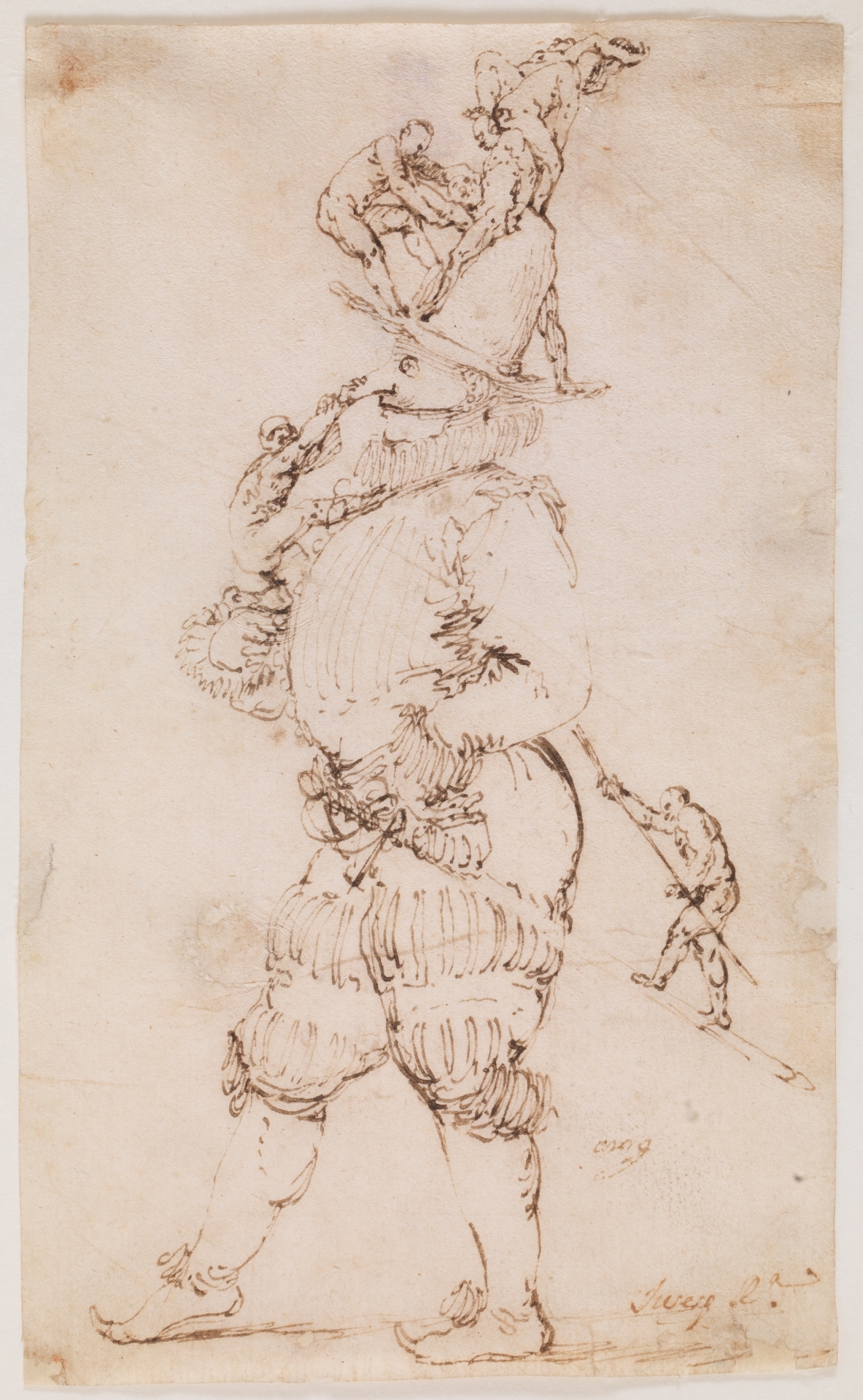 Jusepe de Ribera, A Masked Man